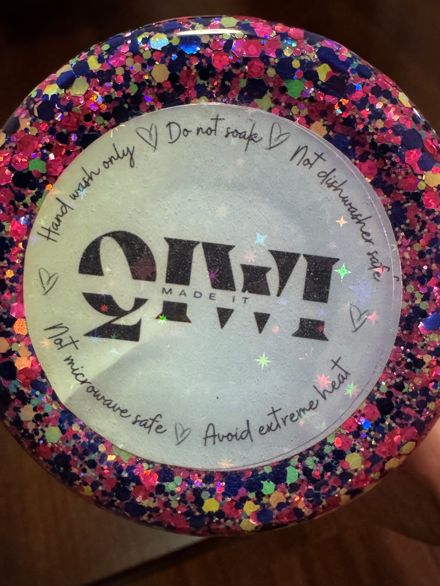 90s Throwback Tumbler – Funky Neon Retro Drinkware