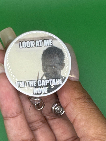 Funny Captain Badge Reel