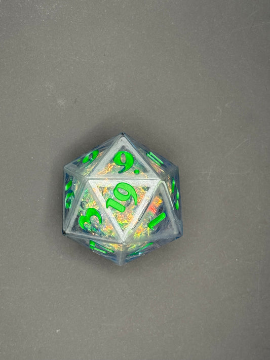 Futuristic Liquid Core Dice