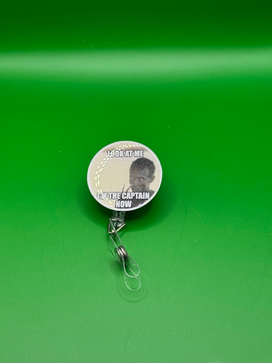 Funny Captain Badge Reel