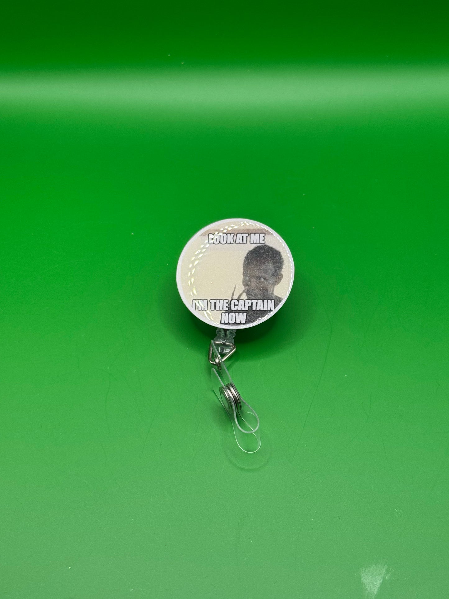 Funny Captain Badge Reel