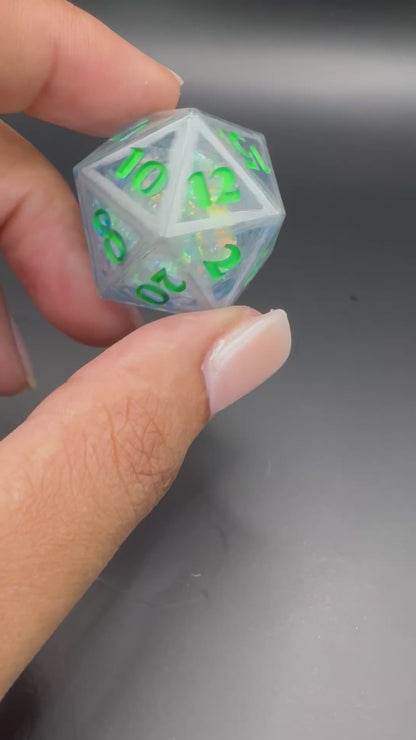 Futuristic Liquid Core Dice